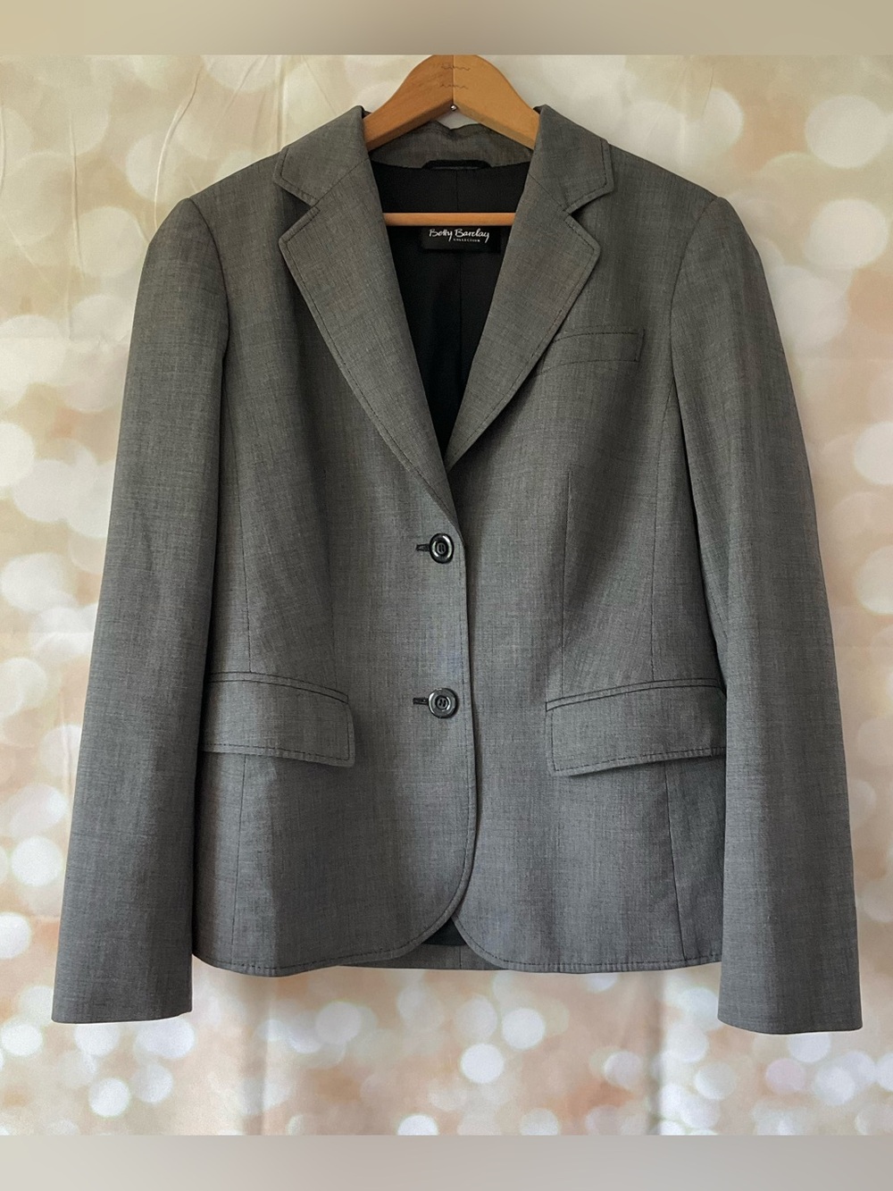 Betty Barclay Gray Blazer
